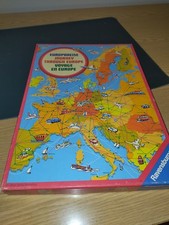 Europareise Ravensburger Spiele Brettspiel Familienspiel alte Version Retro