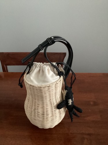 Zara rattan basket - zara, bnwt