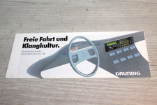 GRUNDIG KLEIN FLYER  KATALOG für AUTO RADIO von 1986