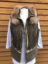 Elisa Cavaletti Club by Bottega Weste wattiertes Innenfutter Echtfellrand Gr. 38