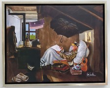 Otto Waalkes "The Artist in Residence" hands. und limitiert+Gerahmt 76 x 61 cm