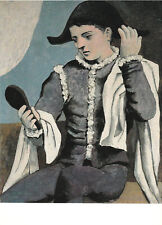 AK 463: "Harlekin mit Spiegel" - Pablo PICASSO, Sammlung Thyssen-Bornemisza