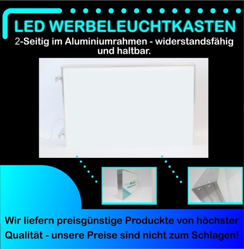 Led leuchtkasten seitig 90cm - leuchtkasten,