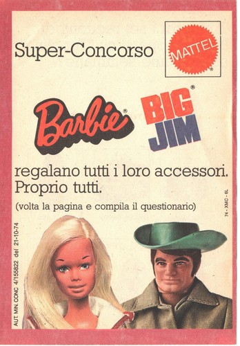 Big jim barbie consorso - barbie, mattel