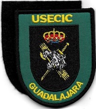 SPANIEN Policía USECIC Guardia Civil GUARDALAJARA Police Patch Polizei Abzeichen