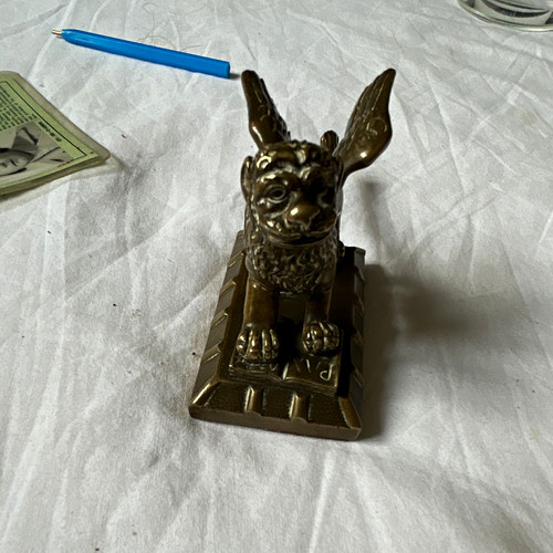 Bronze art deco geflügelter - art,
