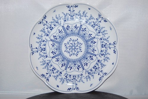 Kuchenteller fleur blau - kuchenteller,