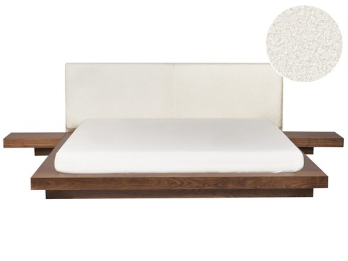 Bett kunstleder weiß - bett,