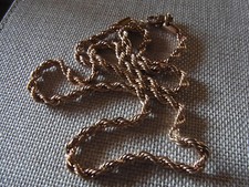 MASSIVE KORDELKETTE in ROSEGOLDFARBE, NEU, WUNDERSCHÖN !