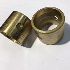 1x Rohr Abstand Buchse  Messing  Innen 53,4, Außen 64 mm, Höhe 56 mm (U-70)