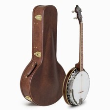 Banjo with Case, Tenor 4 String 17 Fret 30 Bracket, Koda FBJ3417