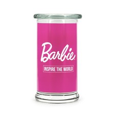 Barbie™ Kerze Glaskerze Dekokerze Sammlerstück Geschenk Sojawachs 400g