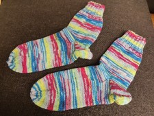 Handgestrickte Socken, Stretch