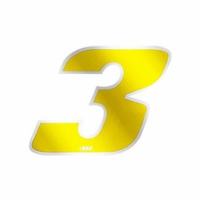 Motorrad Rennnummer Aufkleber