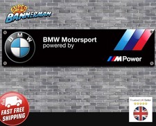 BMW Powered by M Logo Banner