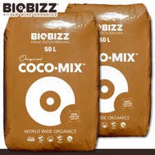 Biobizz 2 x 50 l Coco-Mix Pflanzenerde  Organisch Bio Grow Erde Blumenerde