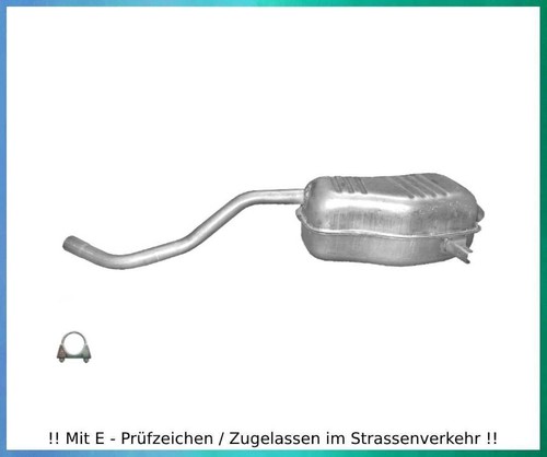 Endschalldämpfer renault clio - endschalldämpfer,