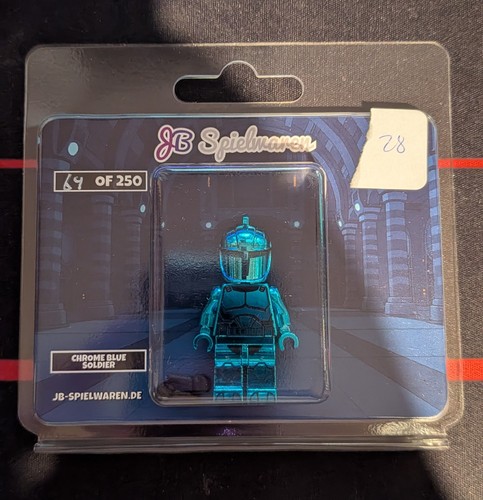Lego star wars chrome blue - star,