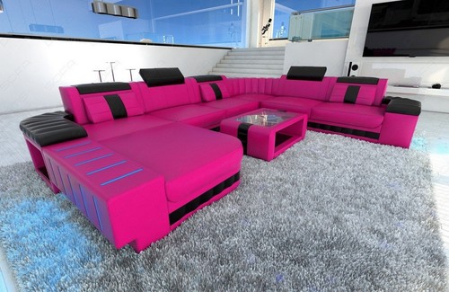 Couch wohnlandschaft leder - couch,