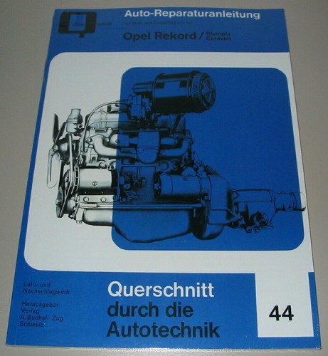 Reparaturanleitung opel rekord - reparaturanleitung,