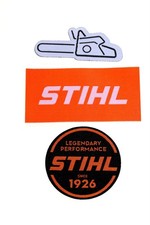 Stihl Aufkleber 3er Set Silikon