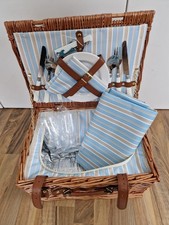 NEU!!! Picknickkorb mit integriertem Kühlfach 2 Personen - Weihnachtsgeschenk 