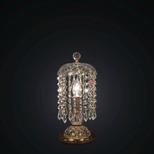 Klassische kristalllampe gold - klassische,