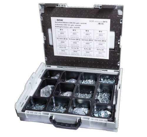 Sortiment boxx muttern - sortiment, l-boxx