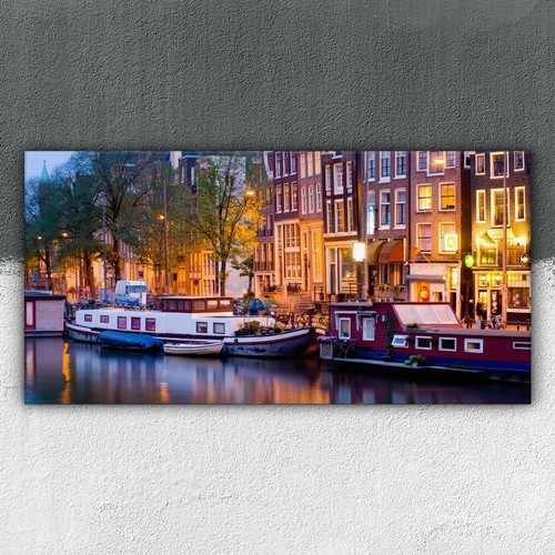 Amsterdam bei nacht stadt - bei,