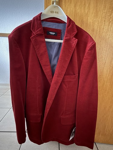 Herren cord sakko rot - in, (gr