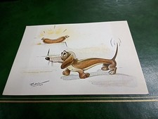 DDR Künstler AK - Fritz der Dackel, Bild 3 - sign. Gerhard Fieber - NBI - 1947