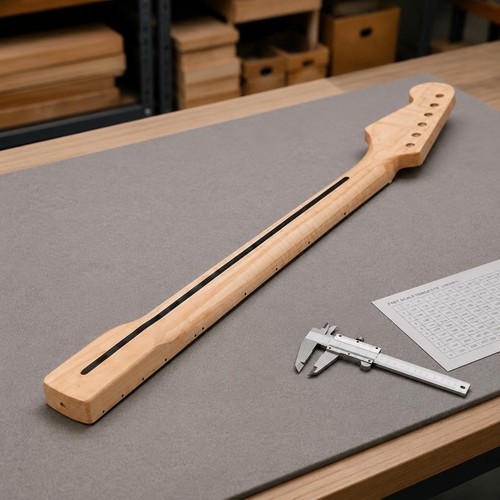 Gitarrenhals ahornholz - e-gitarrenhals,