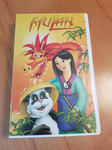 Vhs video kassetten mulan - vhs,