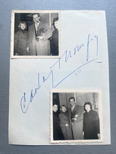 CARLOS THOMPSON (†1990)  signed Albumausschnitt 11x15 Autogramm