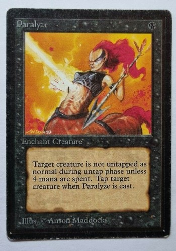Mtg paralyze beta - mtg, englisch