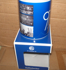 FC SCHALKE 04 Tasse EUROFIGHTER 97 blau-weiß  NEU,OVP,Lizenz,RARITÄT