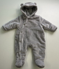 Baby Schneeanzug Größe 62 Overall Einteiler Winter Junge grau neutral C&A unisex