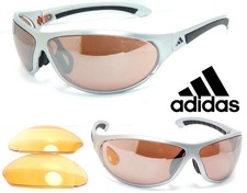 adidas SONNENBRILLE GRAU BRAUN