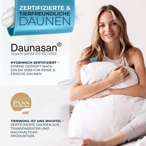 Glückstoff daunenkissen - glückstoff,