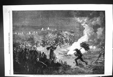 Alte 1863 National Rifle Association Preistreffen Wimbledon Common Sp viktorianisch