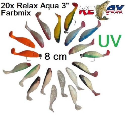 Relax aqua 8cm - aqua, 3"