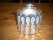 Antike JORDAN SHEFFIELD COLLECTION  Tee-/Keksdose Silver Plated