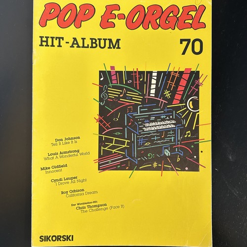 Noten pop orgel - noten,