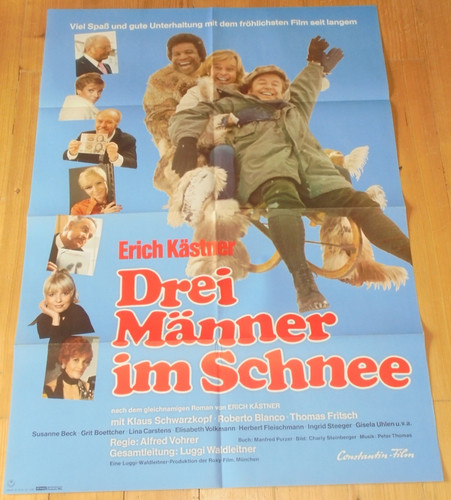 Drei männer schnee - schnee,