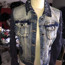 DESIGUAL Jeans-Strick Jacke