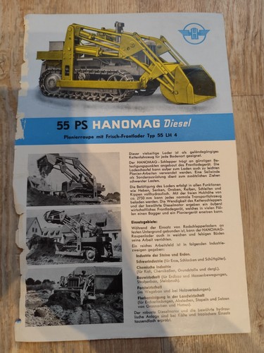 Prospekt hanomag 55ps - prospekt, mit