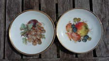2 alte Obstteller, Teller C.T. Altwasser Silesia alter Adler Goldrand 