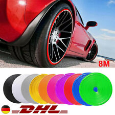 8m Auto Gummi Felgenschutz Felgenschutzringe Felgenschoner Felgenkantenschutz~