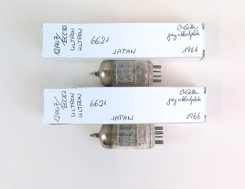 2x Ultron 12AU7 / ECC82 R