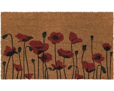 Kokosmatte Mohnblüte 45x75 cm